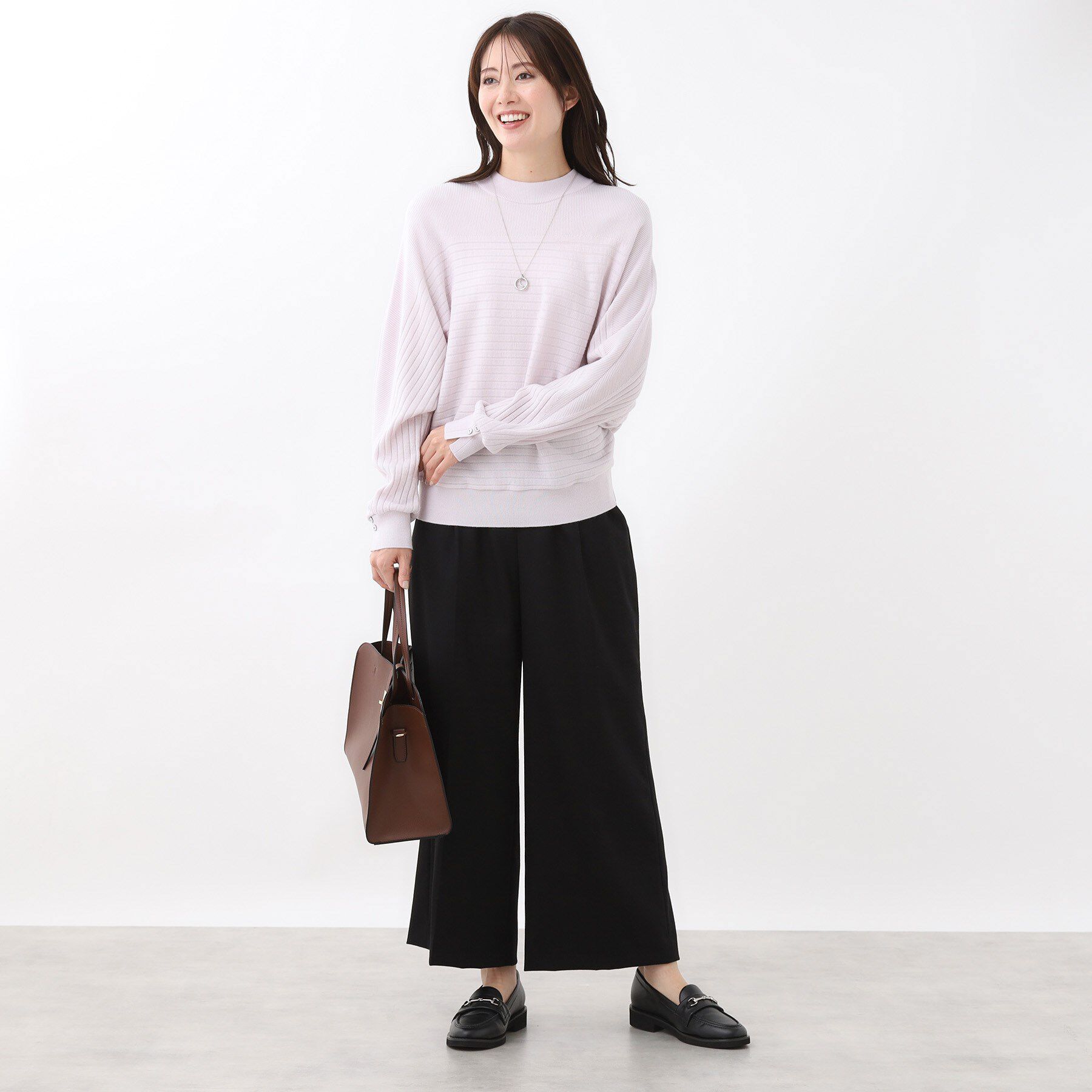Reflect「【腰周りすっきり◎】ワイドクロップドパンツ」|その他|