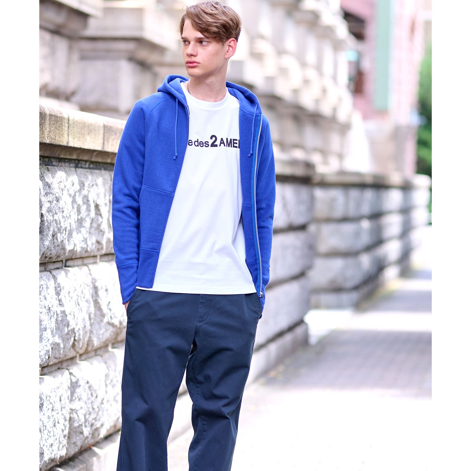 DRESSTERIOR「【ベストセラー】デキシー吊裏毛ジップアップパーカ」|パーカー|