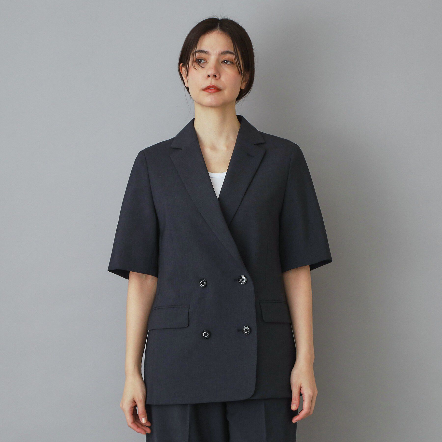 DRESSTERIOR「【otonaMUSE5月号掲載/セットアップ可】ウォッシャブルイージーサマージャケット」|テーラードジャケット|