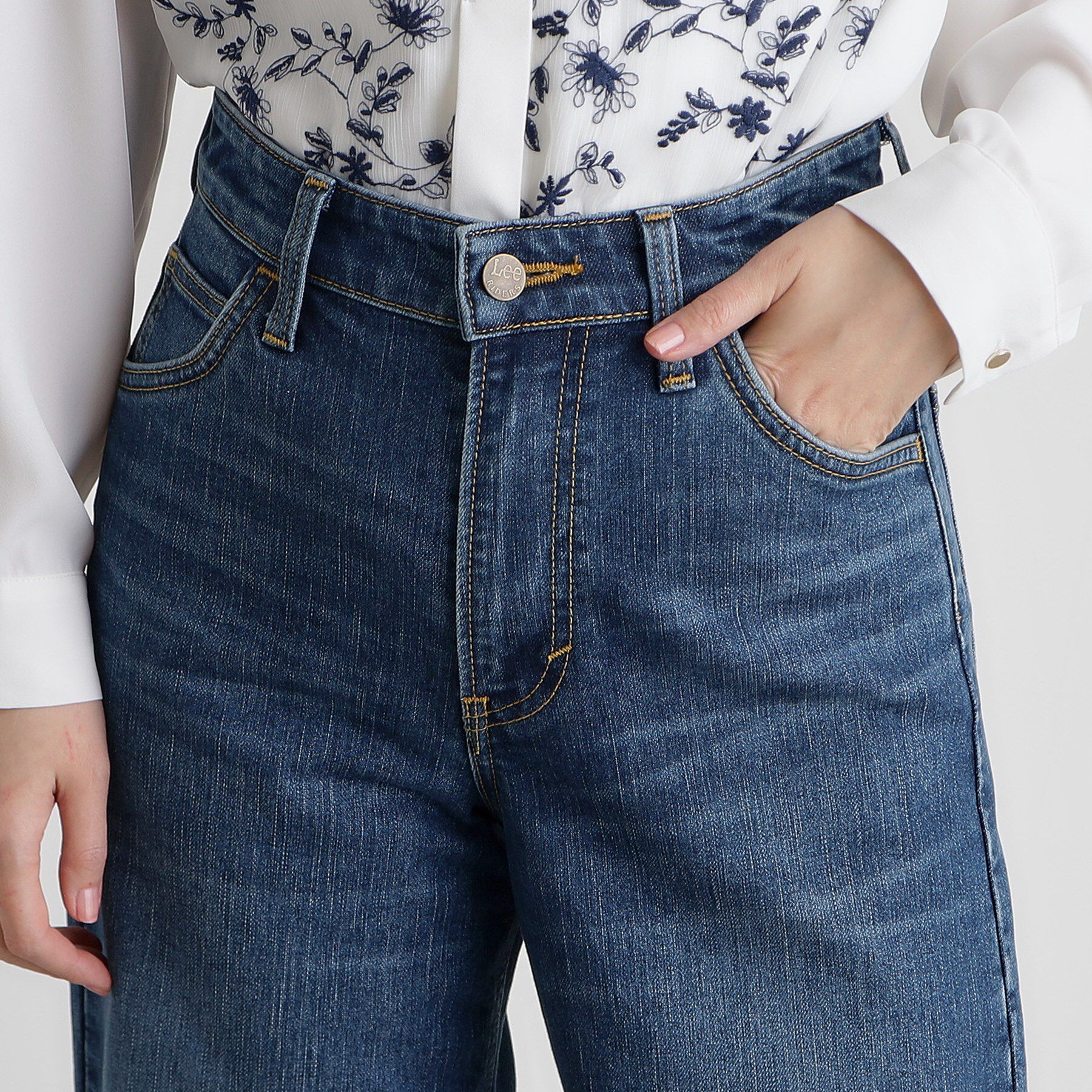 grove「【Lee&times;grove別注】WIDE DENIM PANTS」|デニム|