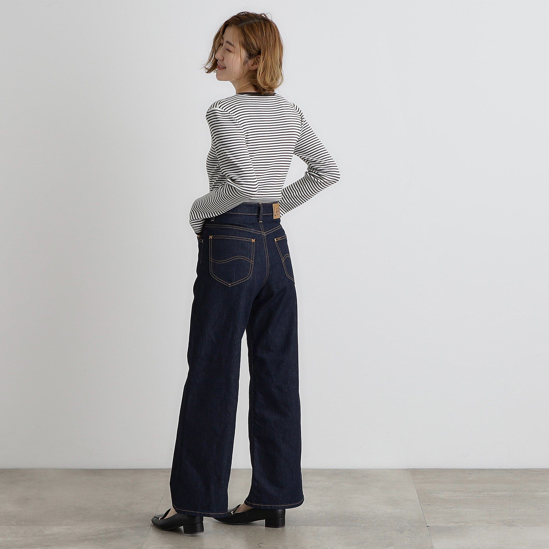 grove「【Lee&times;grove別注】WIDE DENIM PANTS」|デニム|