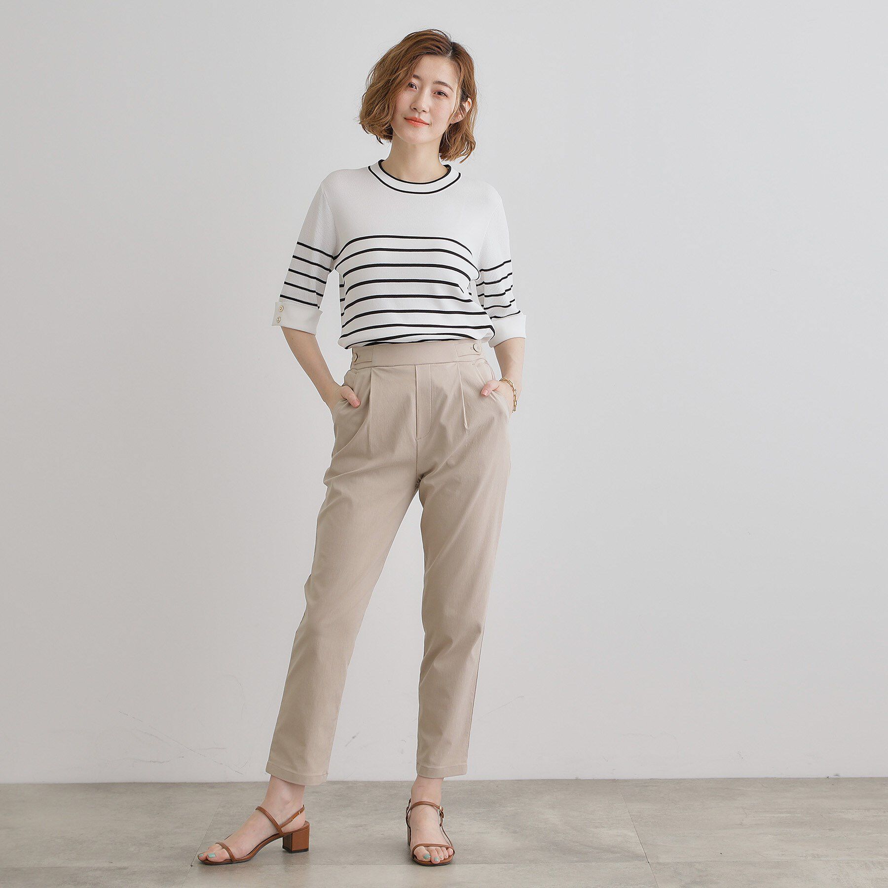 grove「【冷感】サマーハイパーストレッチテーパードパンツ」|その他|
