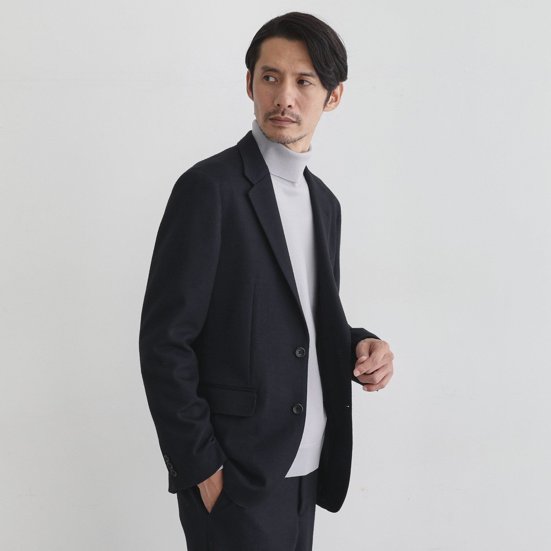 TAKEO KIKUCHI「【Sサイズ～】尾州織 ピンヘッドムリネ ジャケット」|スーツ|