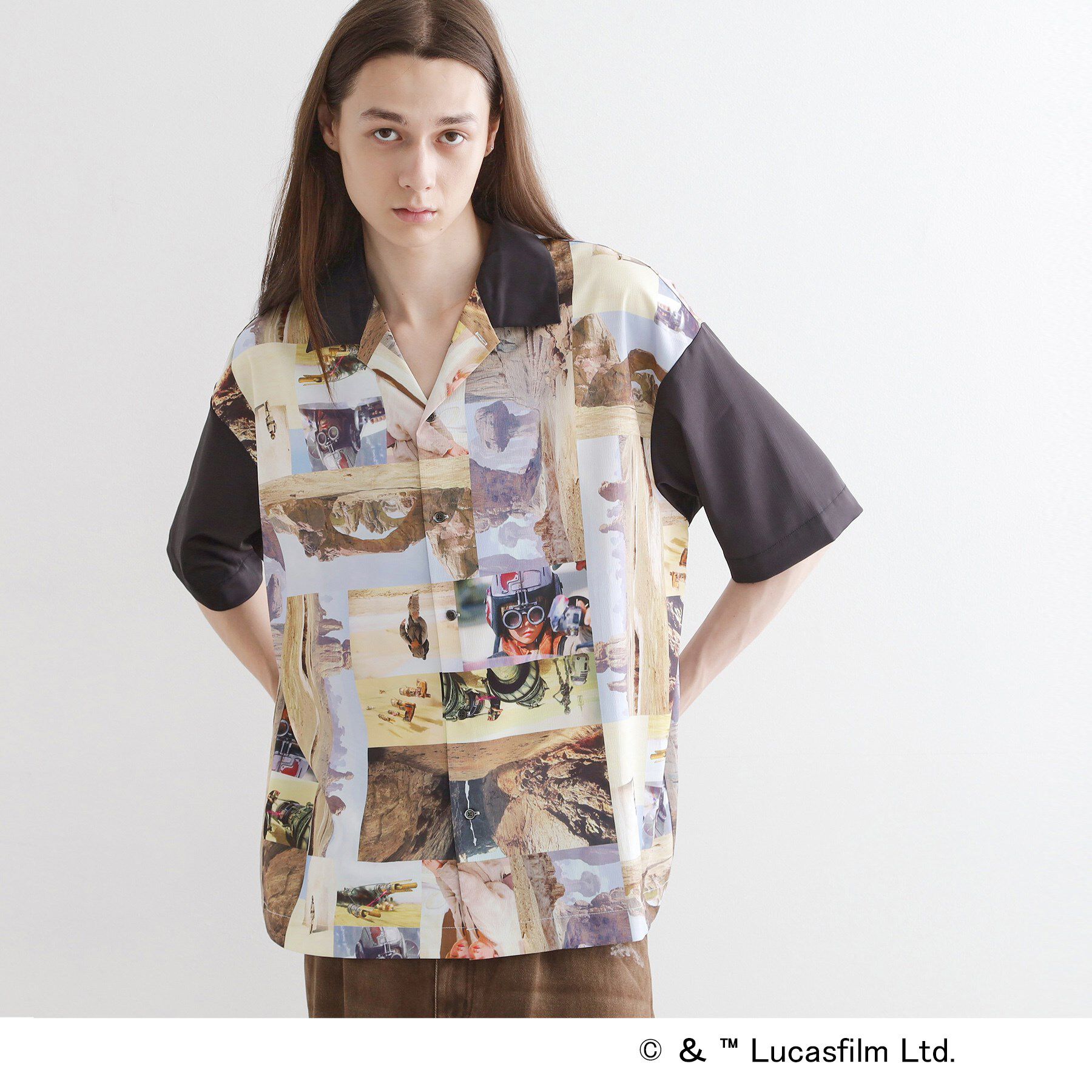 tk.TAKEO KIKUCHI「【STAR WARS】Capsule Collection 2WAY半袖シャツ」|シャツ・ブラウス|