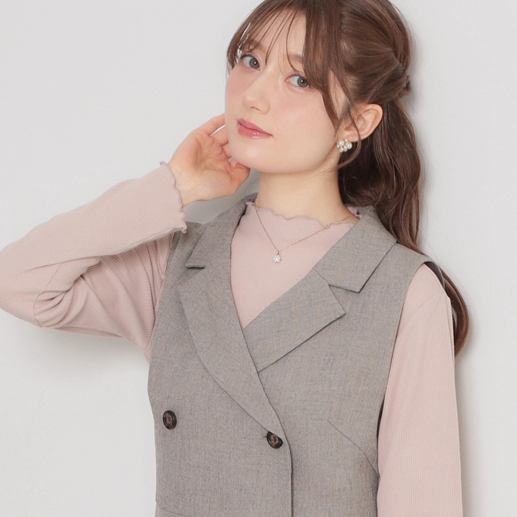 Couture broach「【プチプラ】シアーテレコインナー」|Tシャツ・カットソー|ピンク(471)