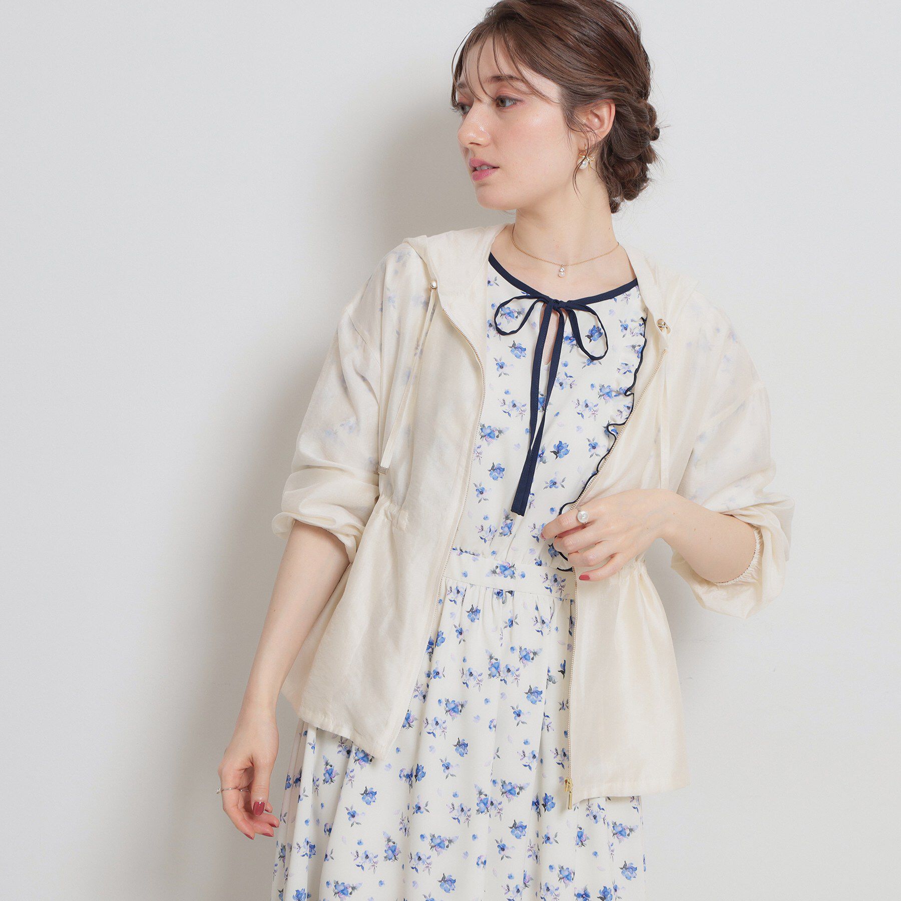 Couture broach「【洗える】愛されシアーマンパ」|ブルゾン・スタジャン|