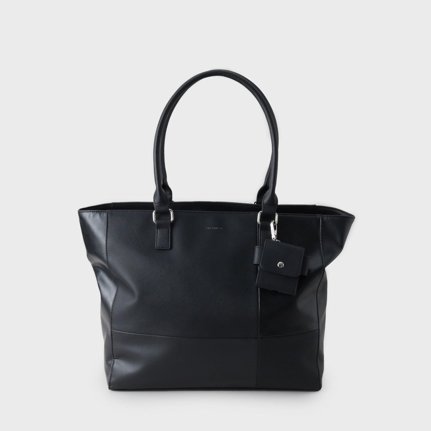 THE SHOP TK「【ご好評につき再入荷！！】合皮トートバッグ イヤホンケース付き/A4収納可/PCスリーブ付き/ビジネ」|トートバッグ|
