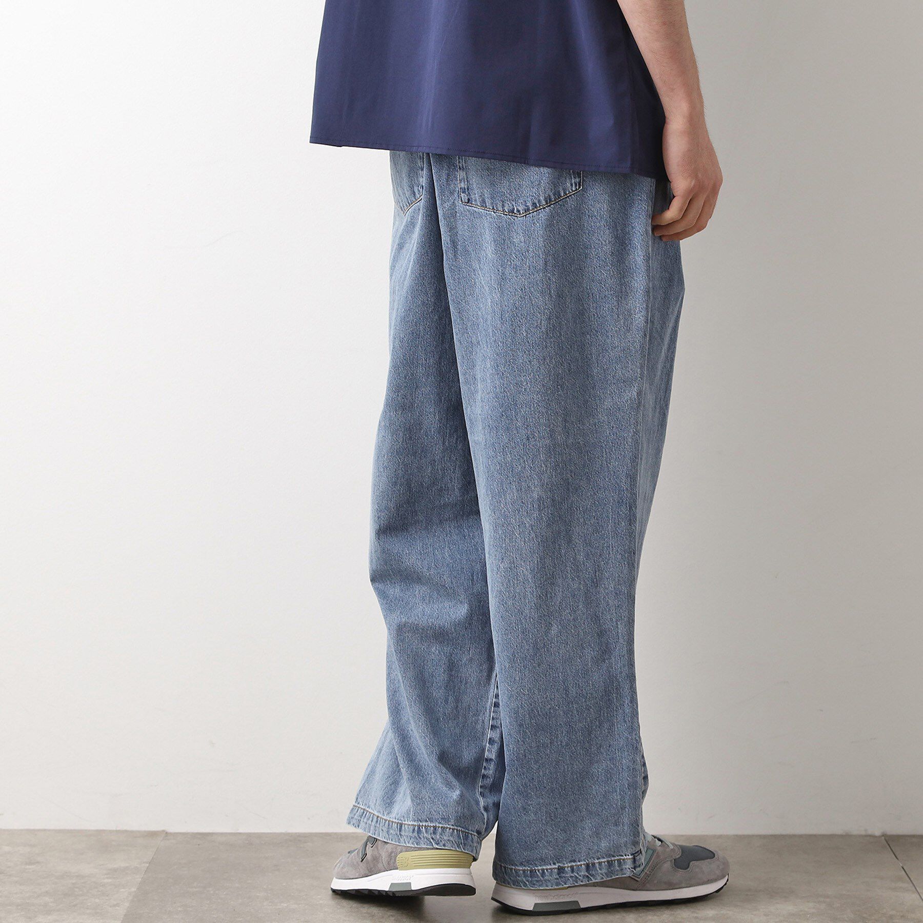 THE SHOP TK「ツータックワイドデニムパンツ」|その他|