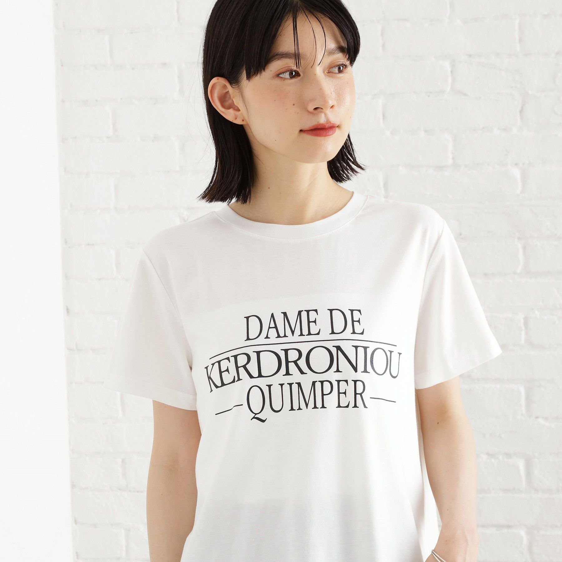 THE SHOP TK「【セットアイテム】チュール&times;ロゴTシャツ/洗える」|Tシャツ・カットソー|