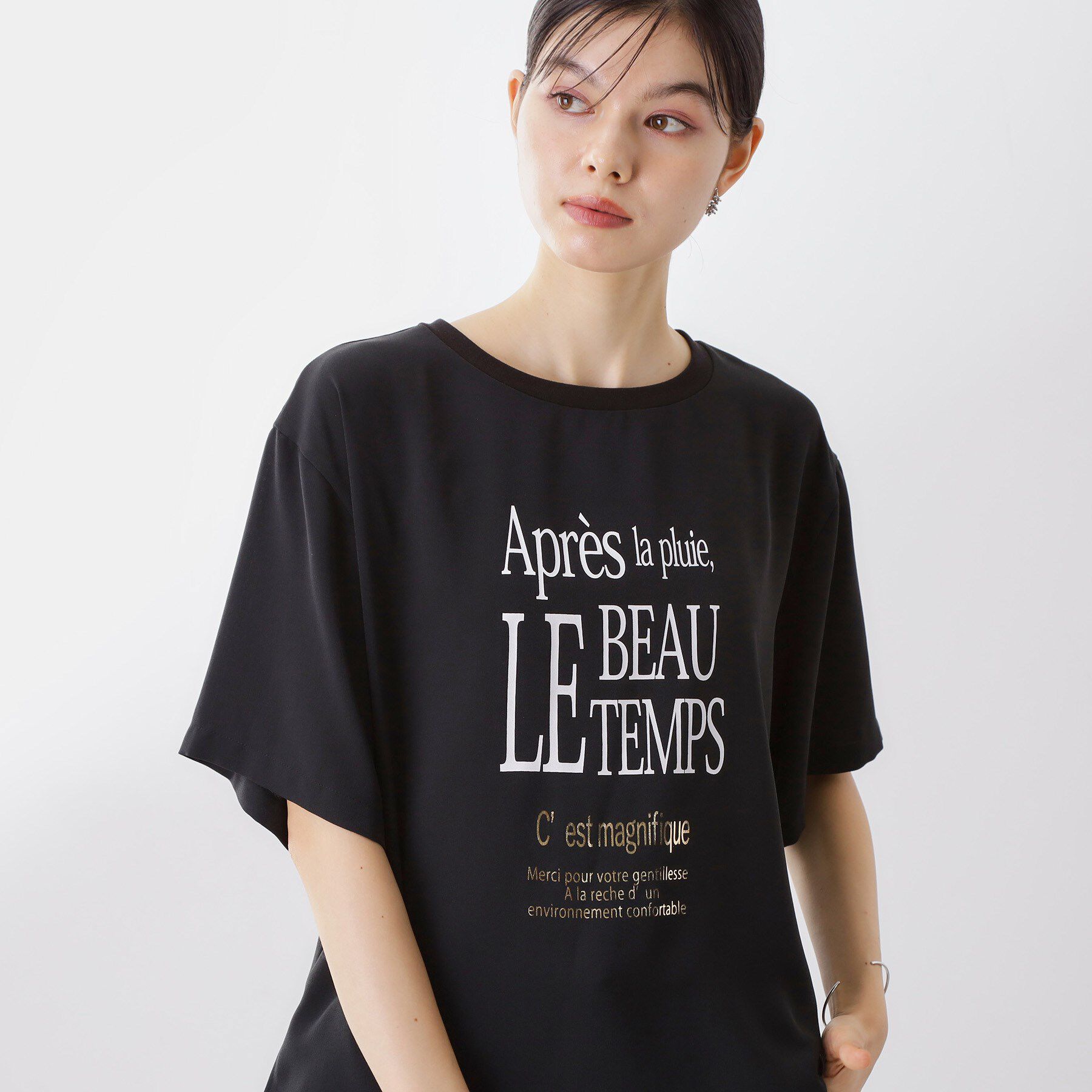 THE SHOP TK「アソートロゴTシャツ【接触冷感/防シワ/吸水速乾/UVケア/洗濯機OK】」|Tシャツ・カットソー|