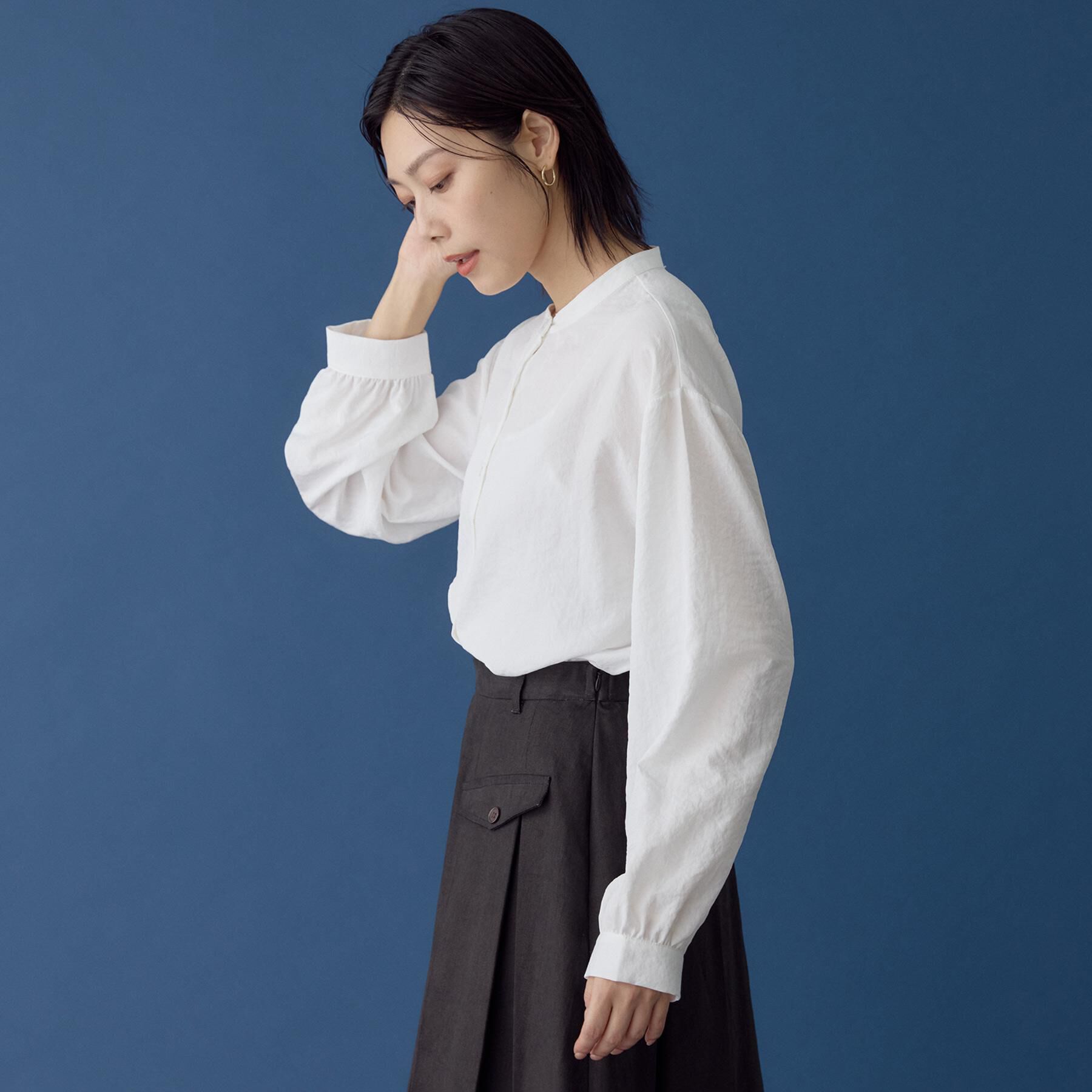 THE SHOP TK「【春まで着られる】ニットベスト＆ブラウスセット/洗濯機OK」|シャツ・ブラウス|
