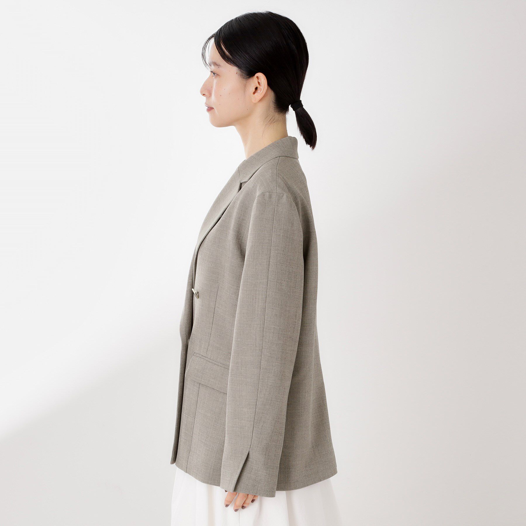 THE SHOP TK「【今羽織るなら】ダブルブレストジャケット【セットアップ可/洗える】」|テーラードジャケット|