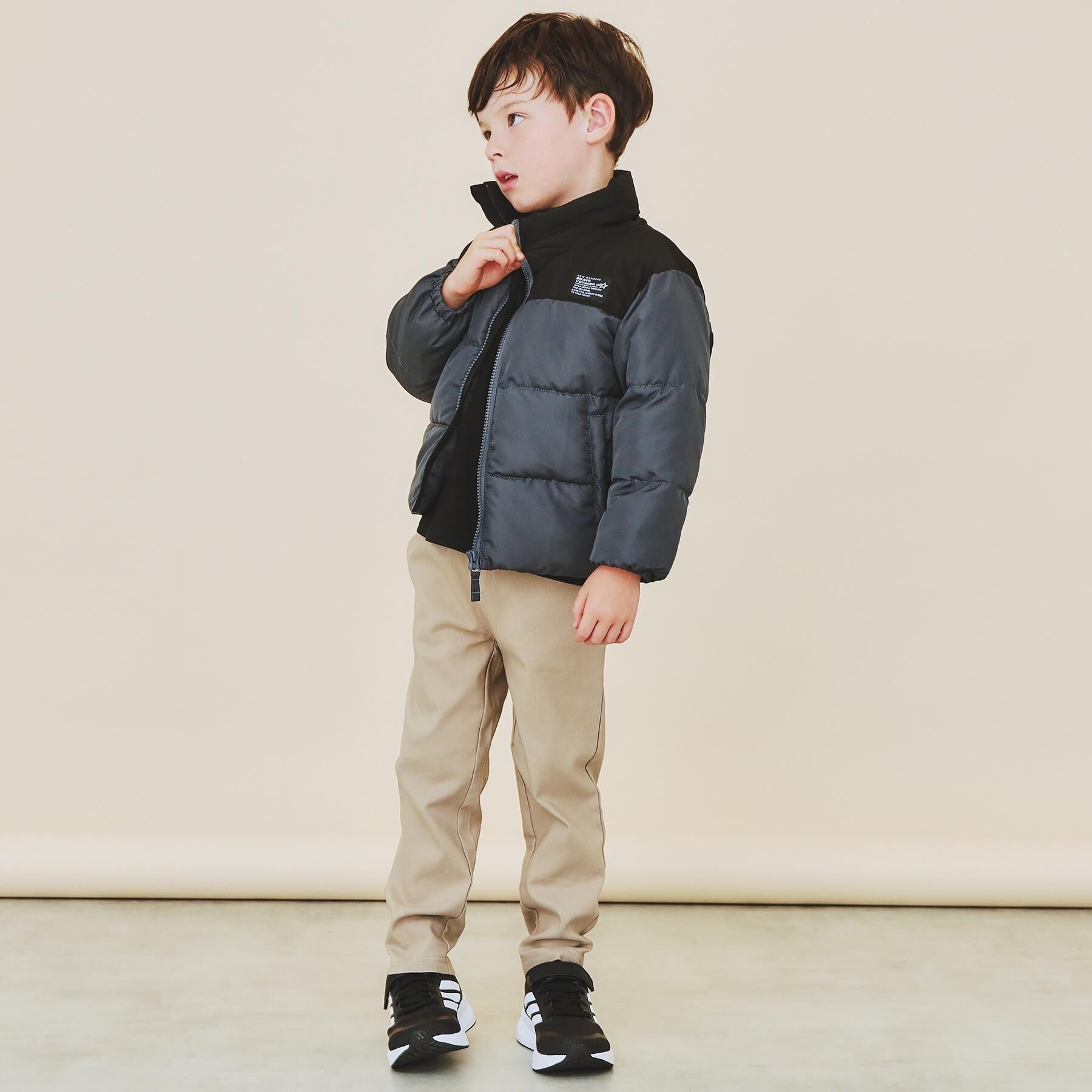 THE SHOP TK「【110－160/裏起毛】あったかのびーるストレートパンツ/洗濯機OK」|その他|