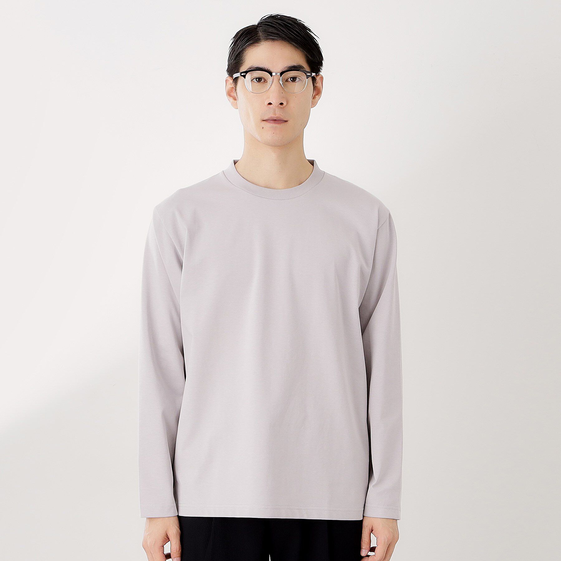 THE SHOP TK「ジャケット長袖Tシャツ 【ON/OFF兼用】」|Tシャツ・カットソー|