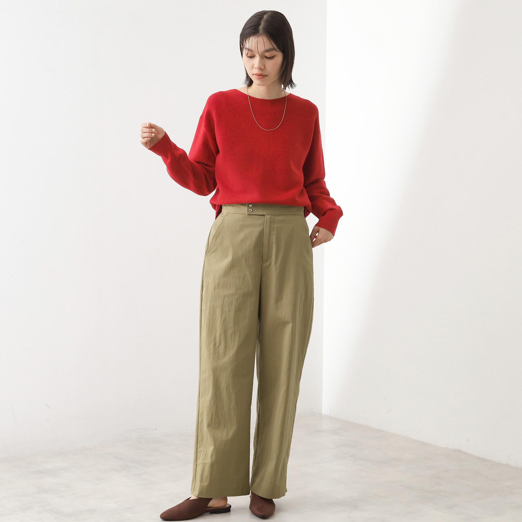 THE SHOP TK「【S-XLサイズ/選べる7色】どこから見ても美しい ガーターニット/毛玉になりにくい/洗濯機OK」|ニット・セーター|
