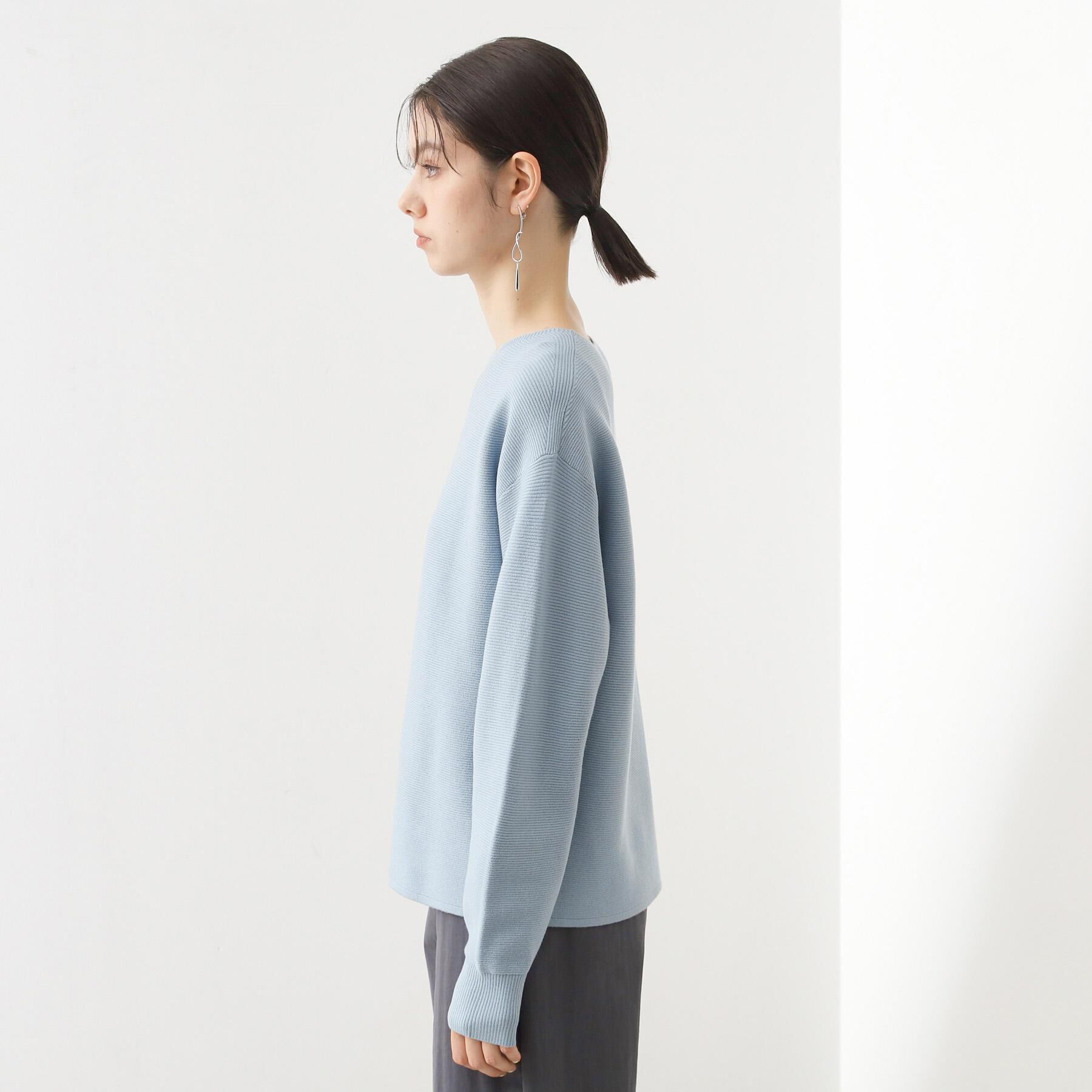 THE SHOP TK「【S-XLサイズ/選べる7色】どこから見ても美しい ガーターニット/毛玉になりにくい/洗濯機OK」|ニット・セーター|