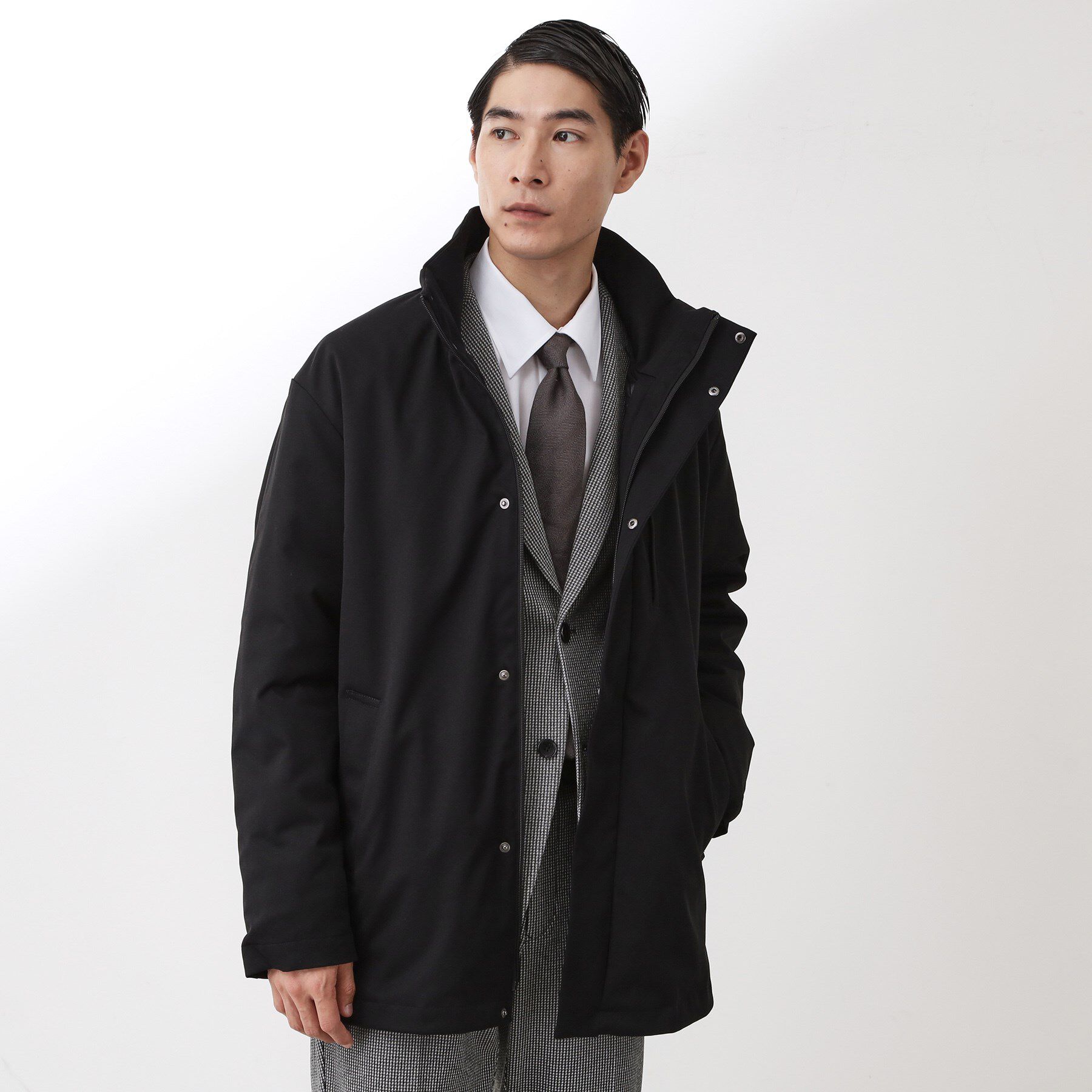 THE SHOP TK「【3WAY】中綿ライナー付き カルゼコート　洗濯機OK/ON・OFF対応」|その他|