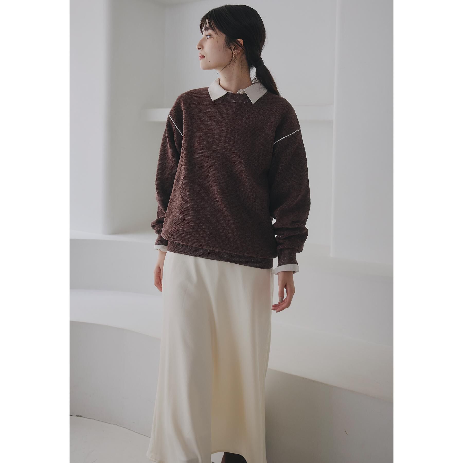 THE SHOP TK「【大人の上品カジュアルを叶える】ハグするニット 洗濯機OK／6色展開」|ニット・セーター|