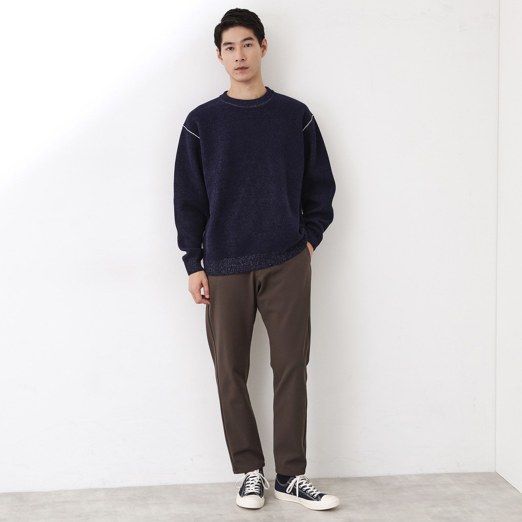 THE SHOP TK「【大人の上品カジュアルを叶える】ハグするニット 洗濯機OK／6色展開」|ニット・セーター|