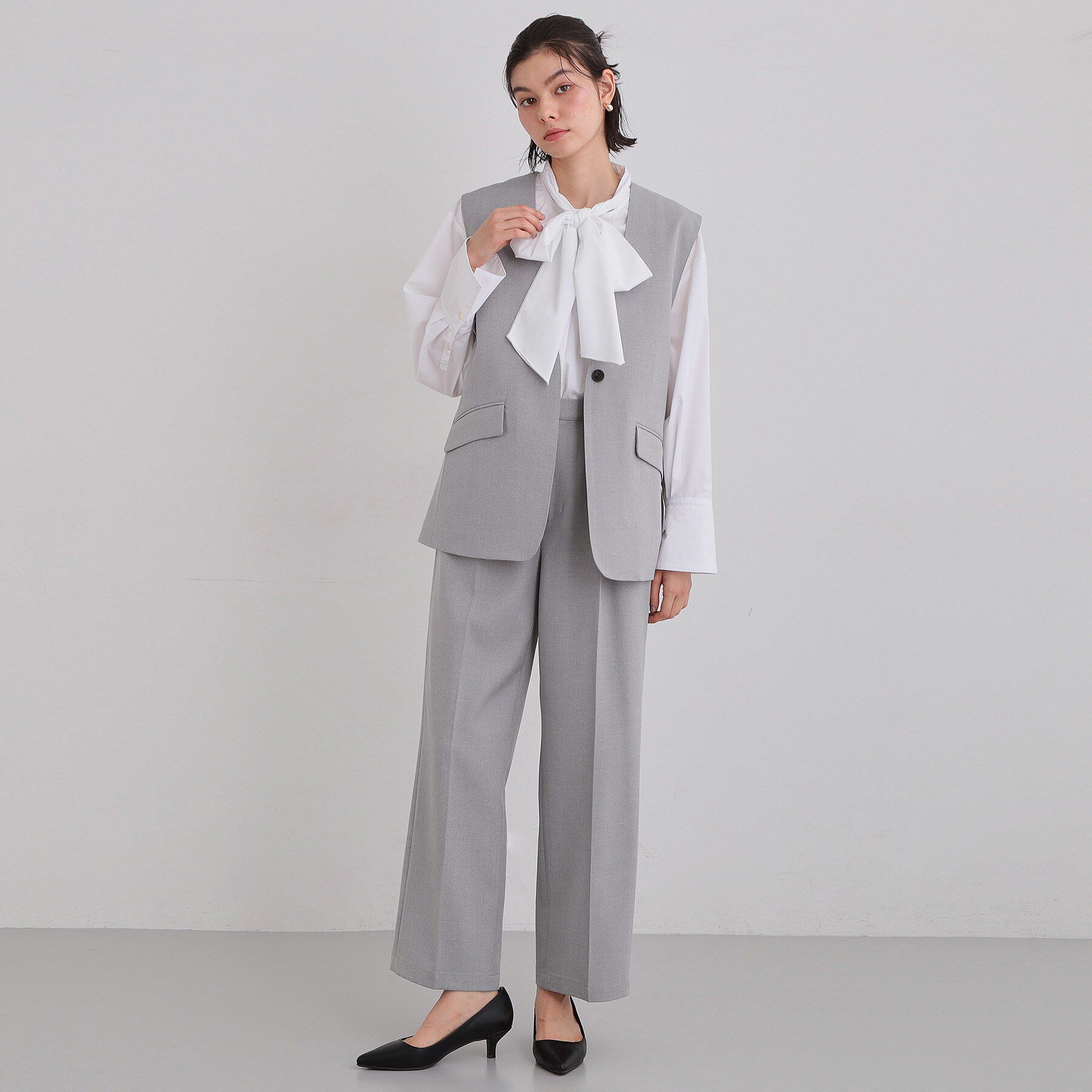 THE SHOP TK「【通勤にもカジュアルにも】CAVIAN ジレ/セットアップ可」|ベスト・ジレ|
