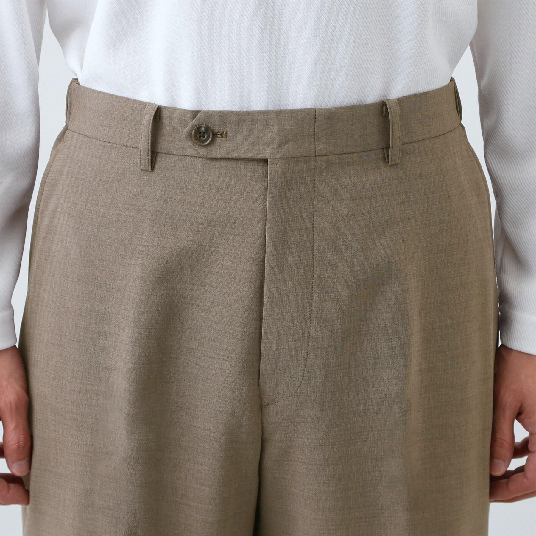 THE SHOP TK「AVANT LINO ワイドスラックス セットアップ可／洗濯機OK」|その他|