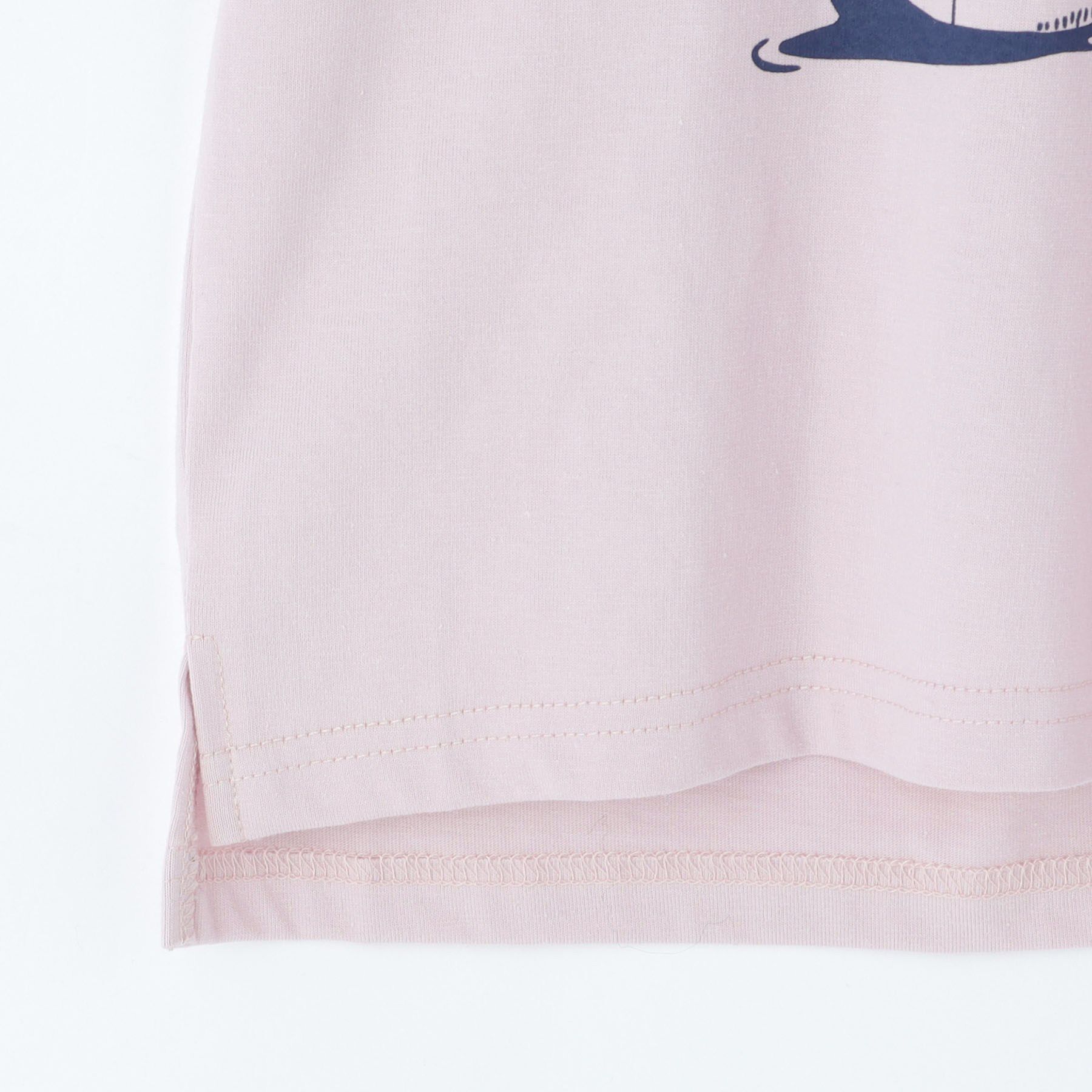 THE SHOP TK「天竺アソート アメカジプリント 半袖Tシャツ ロゴ・キャット・ハンバーガー」|Tシャツ・カットソー|