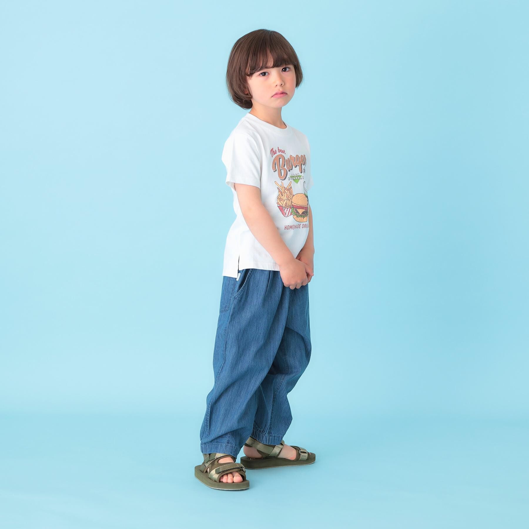 THE SHOP TK「デニム 裾ゴム ジョガーパンツ」|その他|