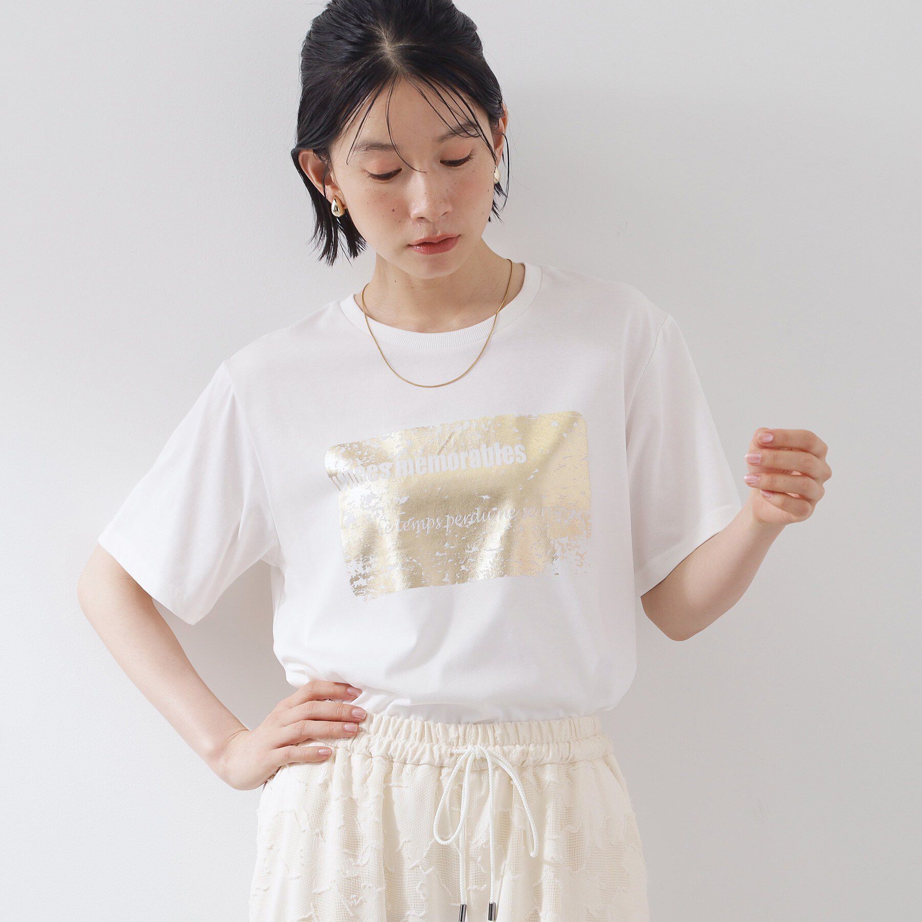 THE SHOP TK「【吸水速乾】プリントアソートTシャツ」|Tシャツ・カットソー|