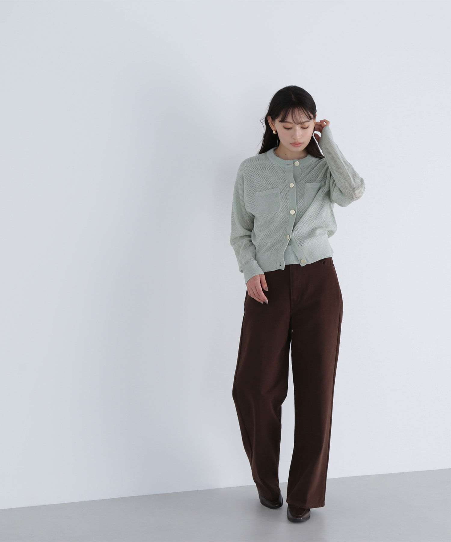  「＜ちょうど、いい服＞私に&ldquo;ちょうどいい&rdquo;ワイドストレートパンツ*」|その他|