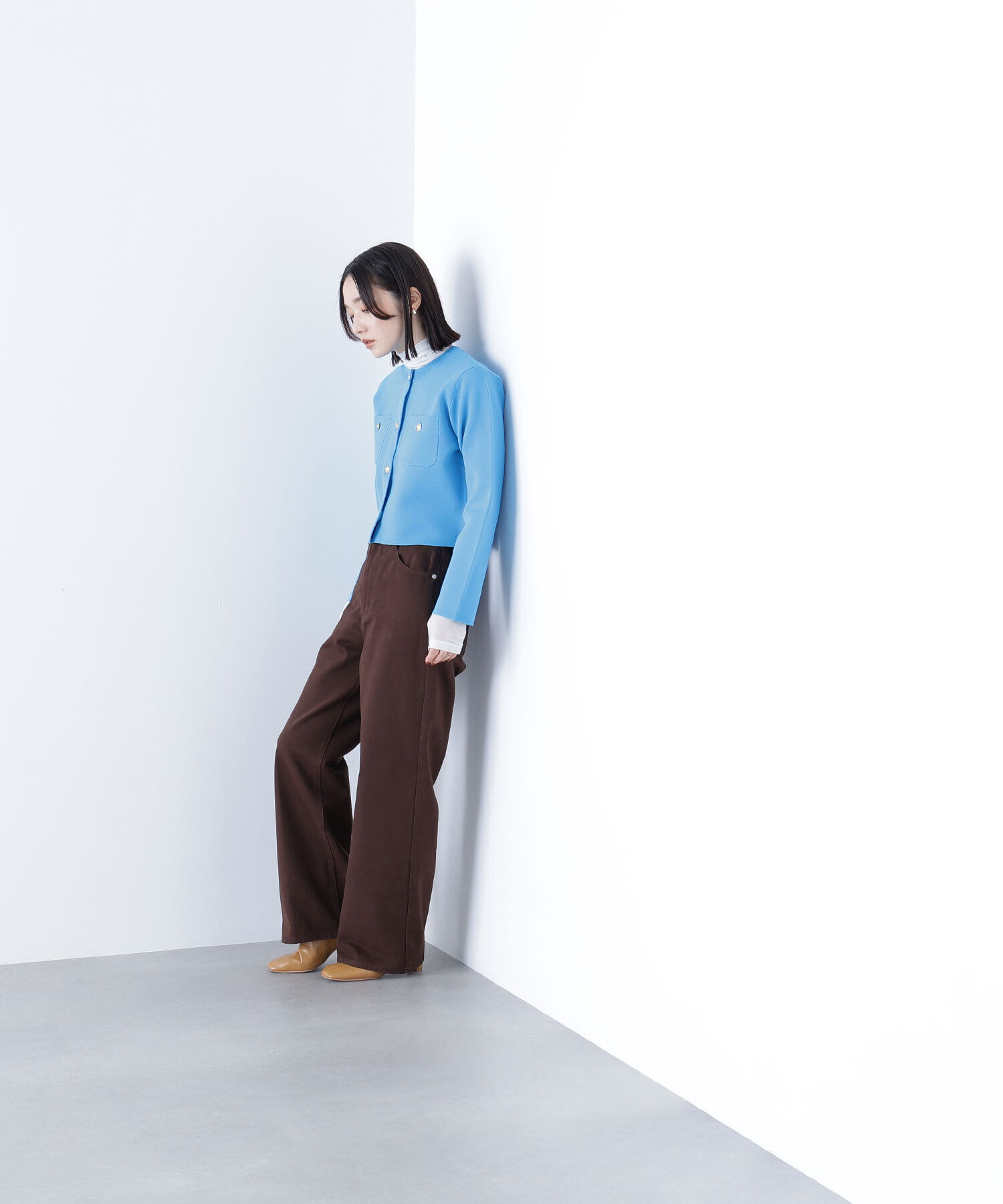  「＜ちょうど、いい服＞私に&ldquo;ちょうどいい&rdquo;ワイドストレートパンツ*」|その他|