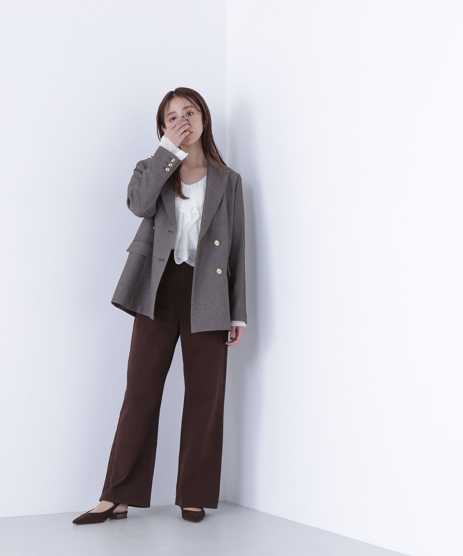  「＜ちょうど、いい服＞私に&ldquo;ちょうどいい&rdquo;ワイドストレートパンツ*」|その他|