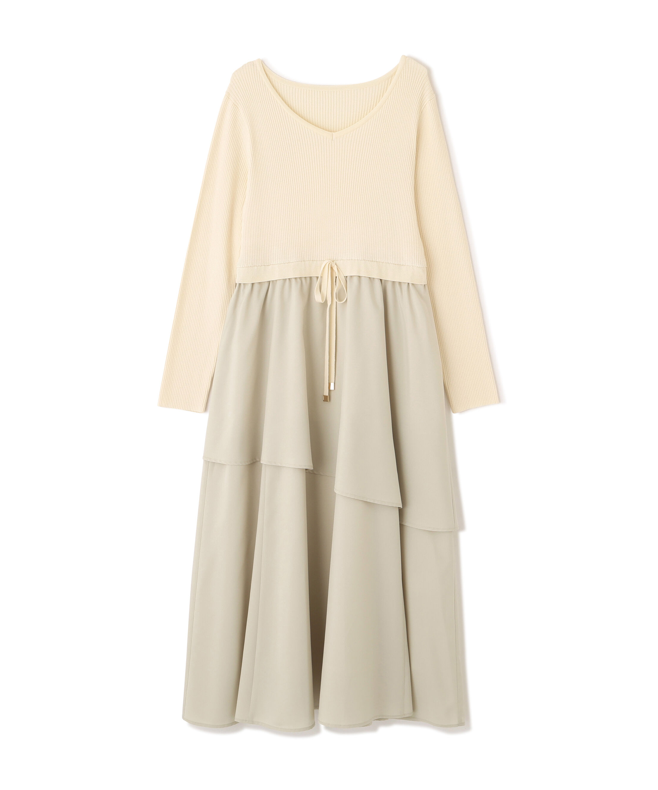 PROPORTION BODY DRESSING「ティアードスカートドッキングワンピース」|ワンピース|