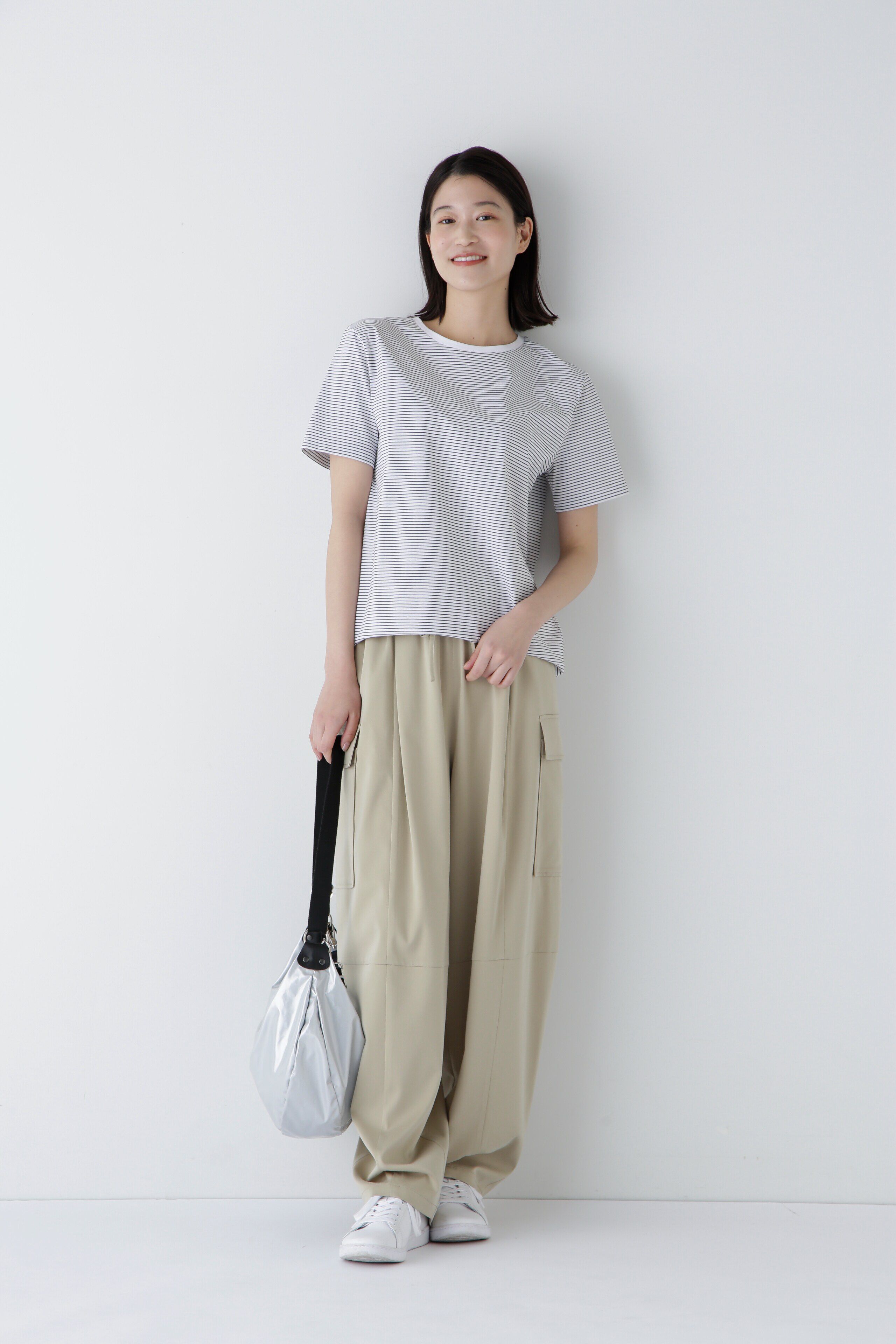  「◆キュプラポリエステル フィブリルサテンストレッチパンツ」|その他|