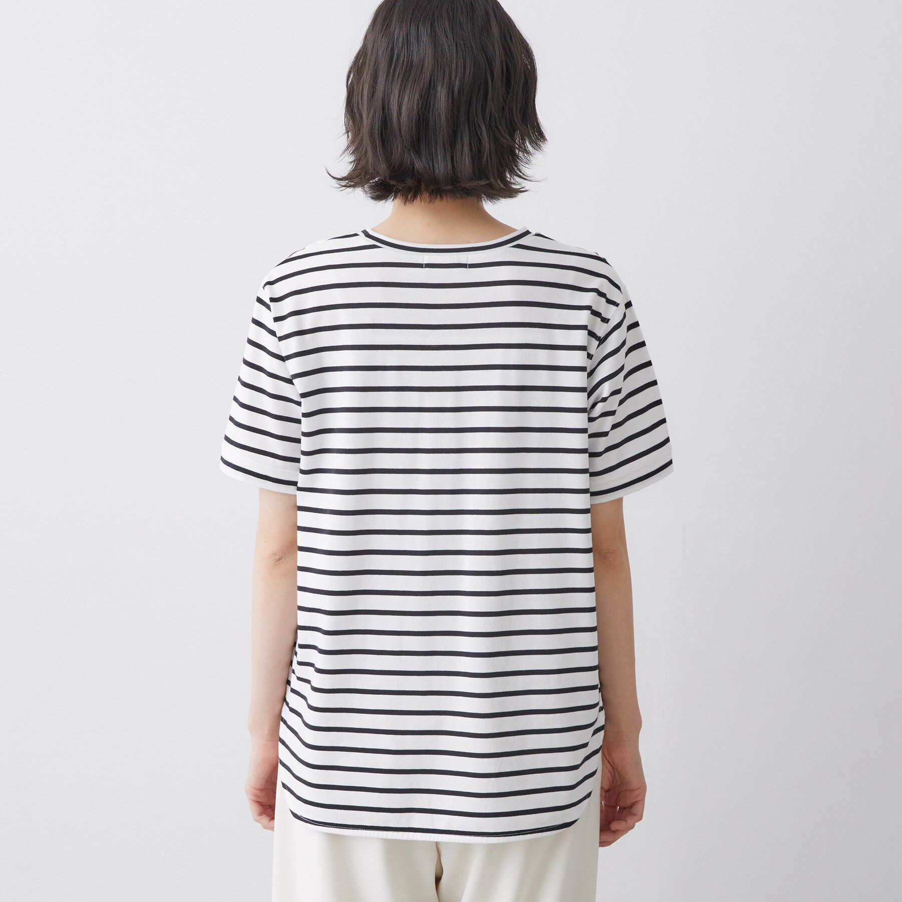Dessin「【洗える】半袖シャツテールカットソー」|Tシャツ・カットソー|