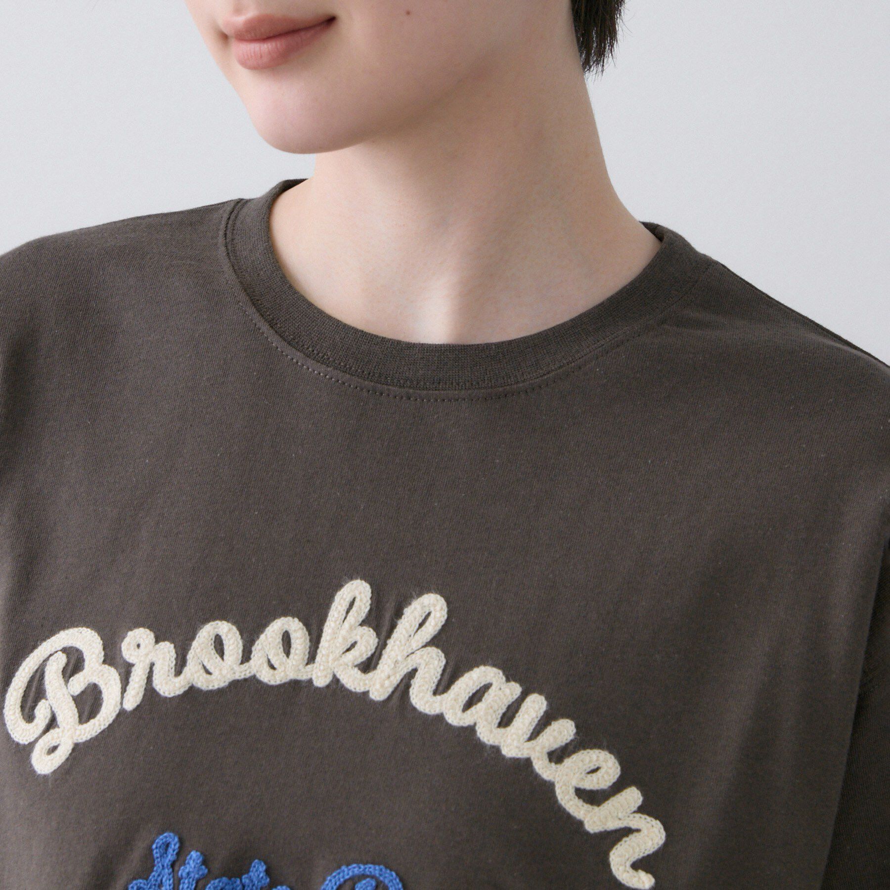 Dessin「【洗える】オーガニックコットンロゴTシャツ」|Tシャツ・カットソー|