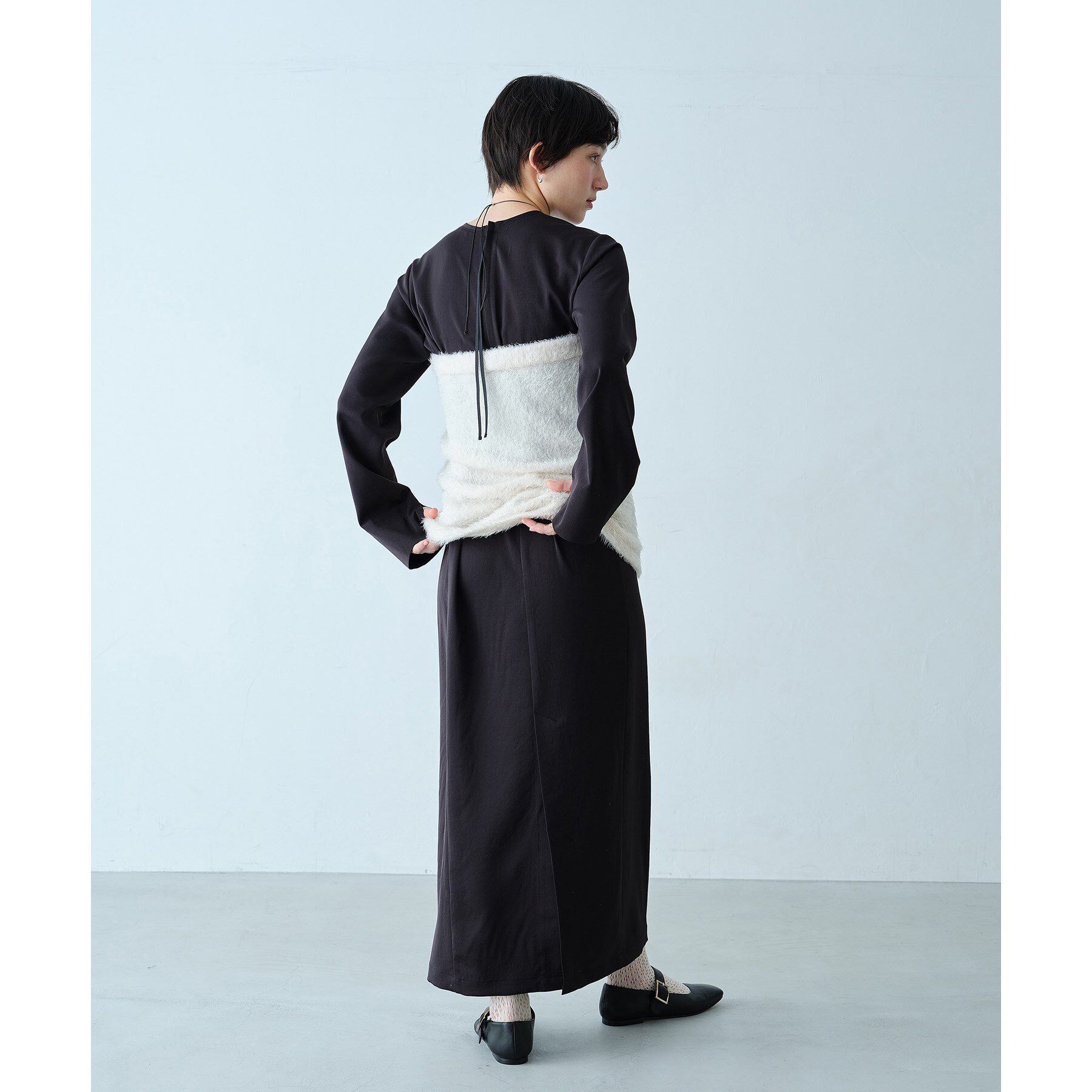 CODE A「feather mini skirt」|スカート|