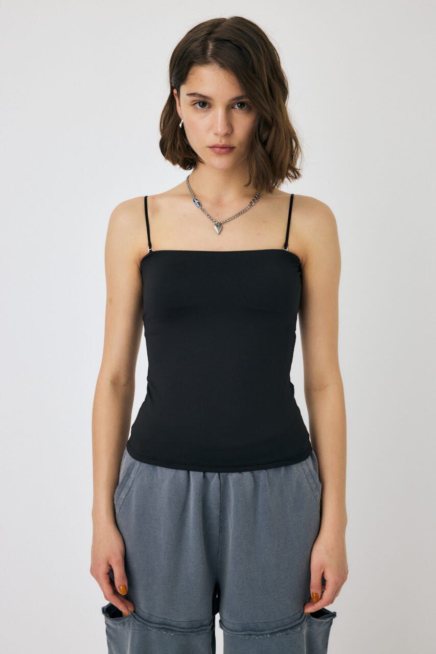 MOUSSY「BACK SHEER カップインキャミ」|キャミソール|