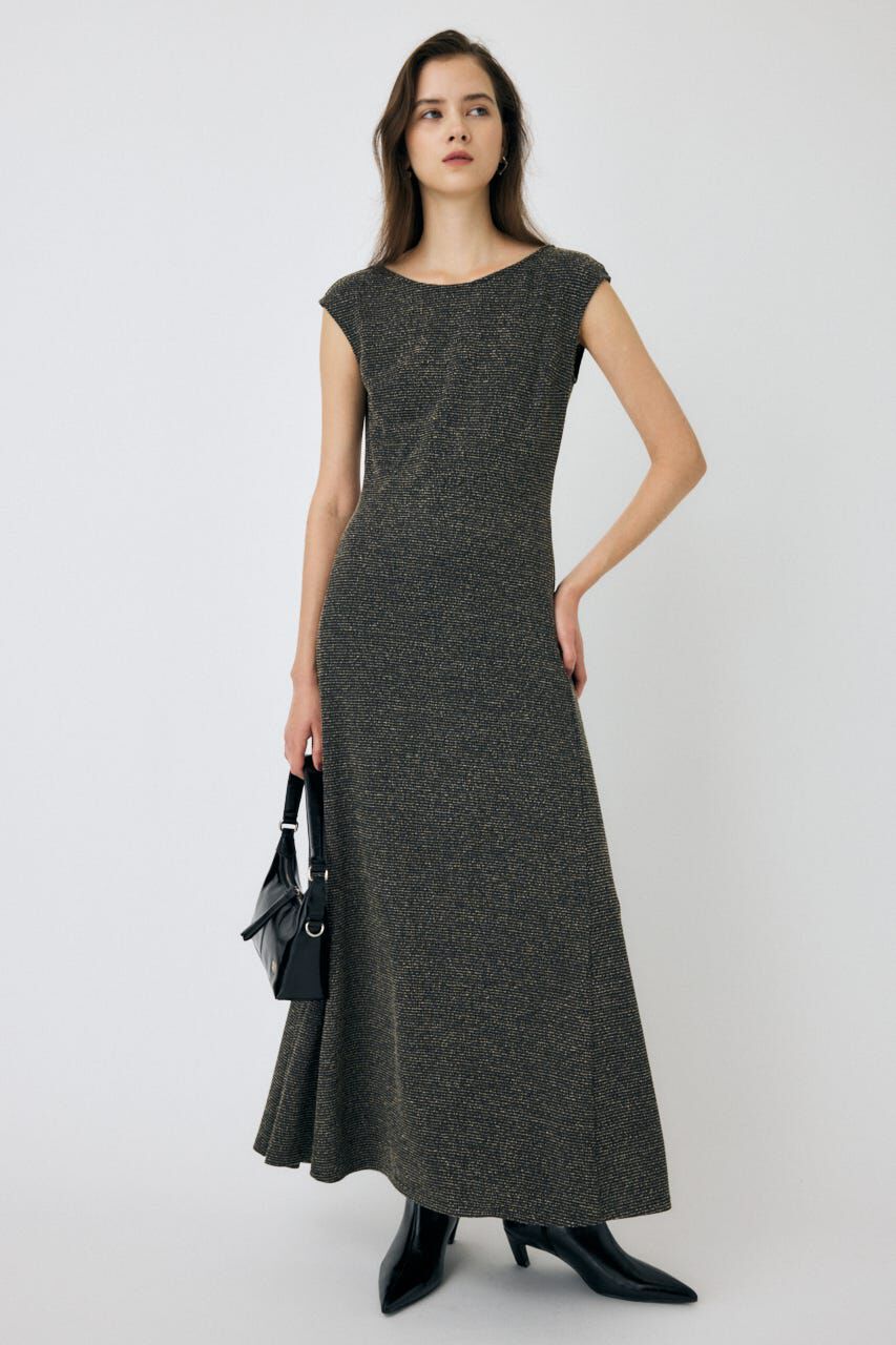 MOUSSY「BOUCLE TWEED ドレス」|ワンピース|