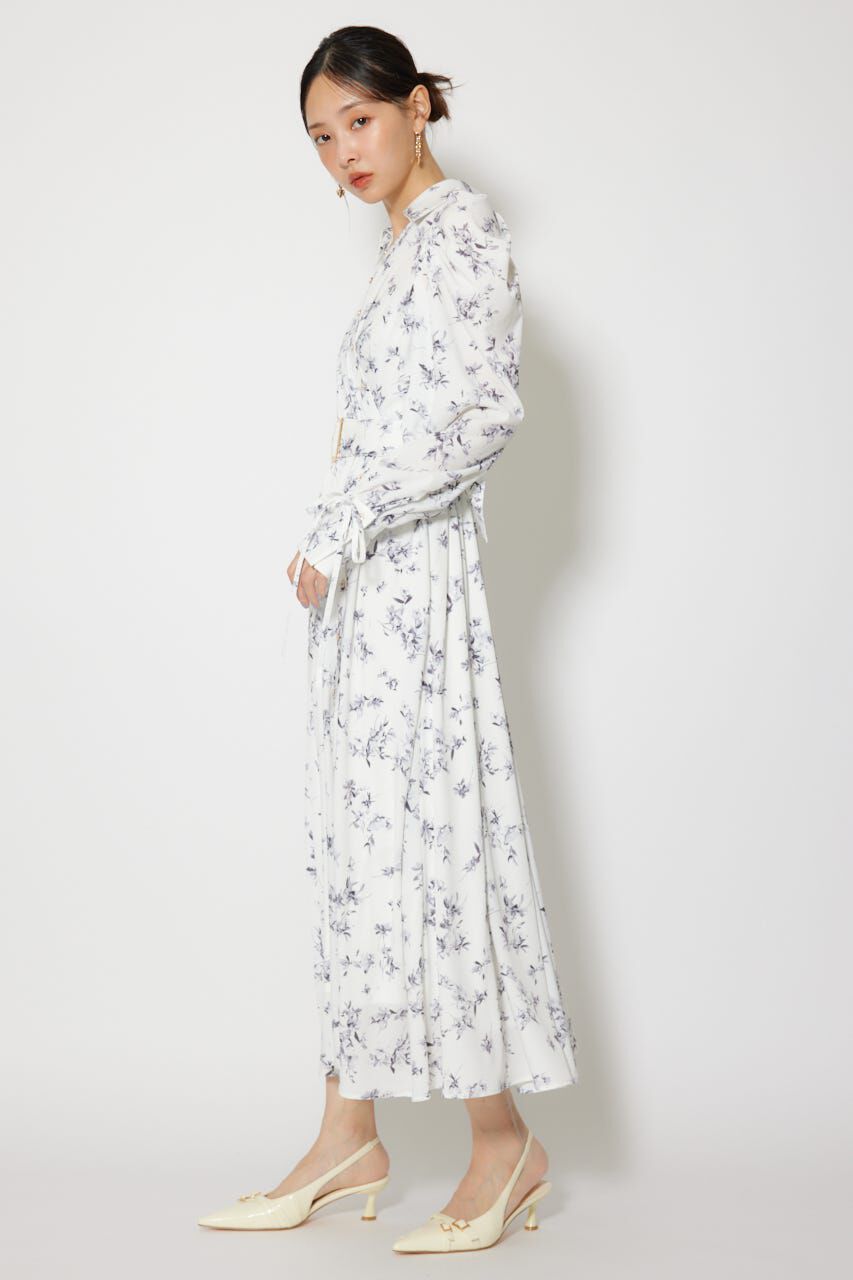 rienda「カシュクールフレアシャツワンピース」|ワンピース|