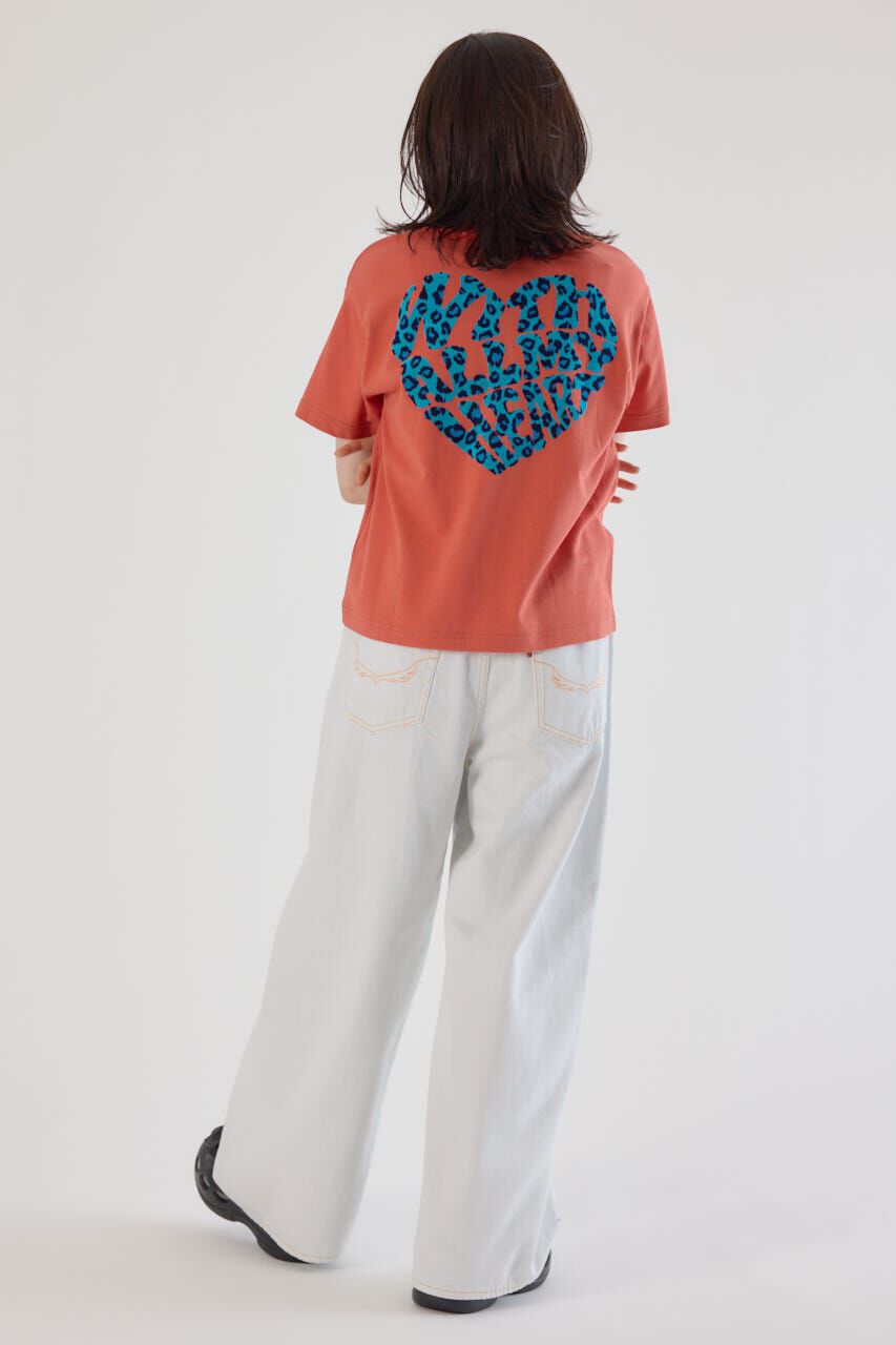 RODEO CROWNS「Heart Leopard Tシャツ」|Tシャツ・カットソー|