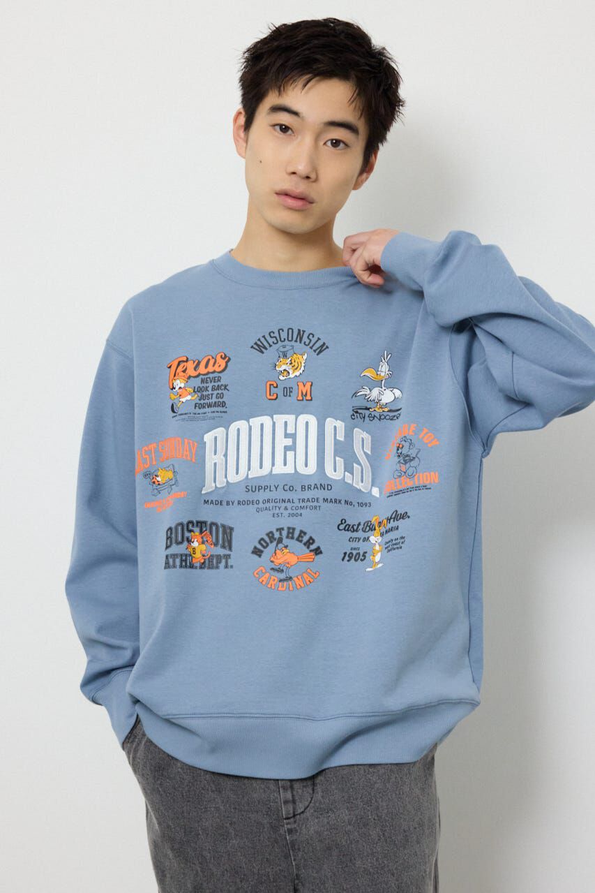 RODEO CROWNS「Peeps スウェット」|パーカー|D/BLU3