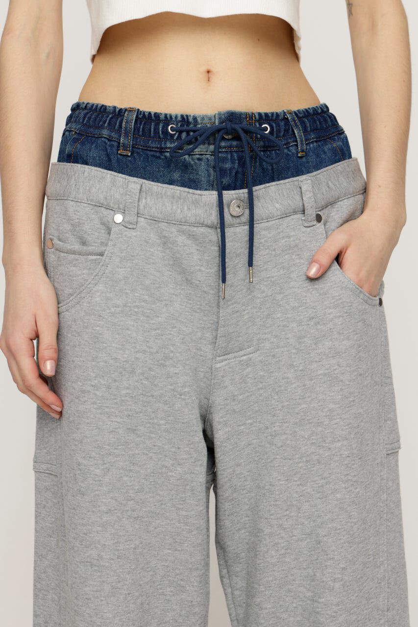SLY「LAYERED WAIST DOCKING CUT パンツ」|その他|