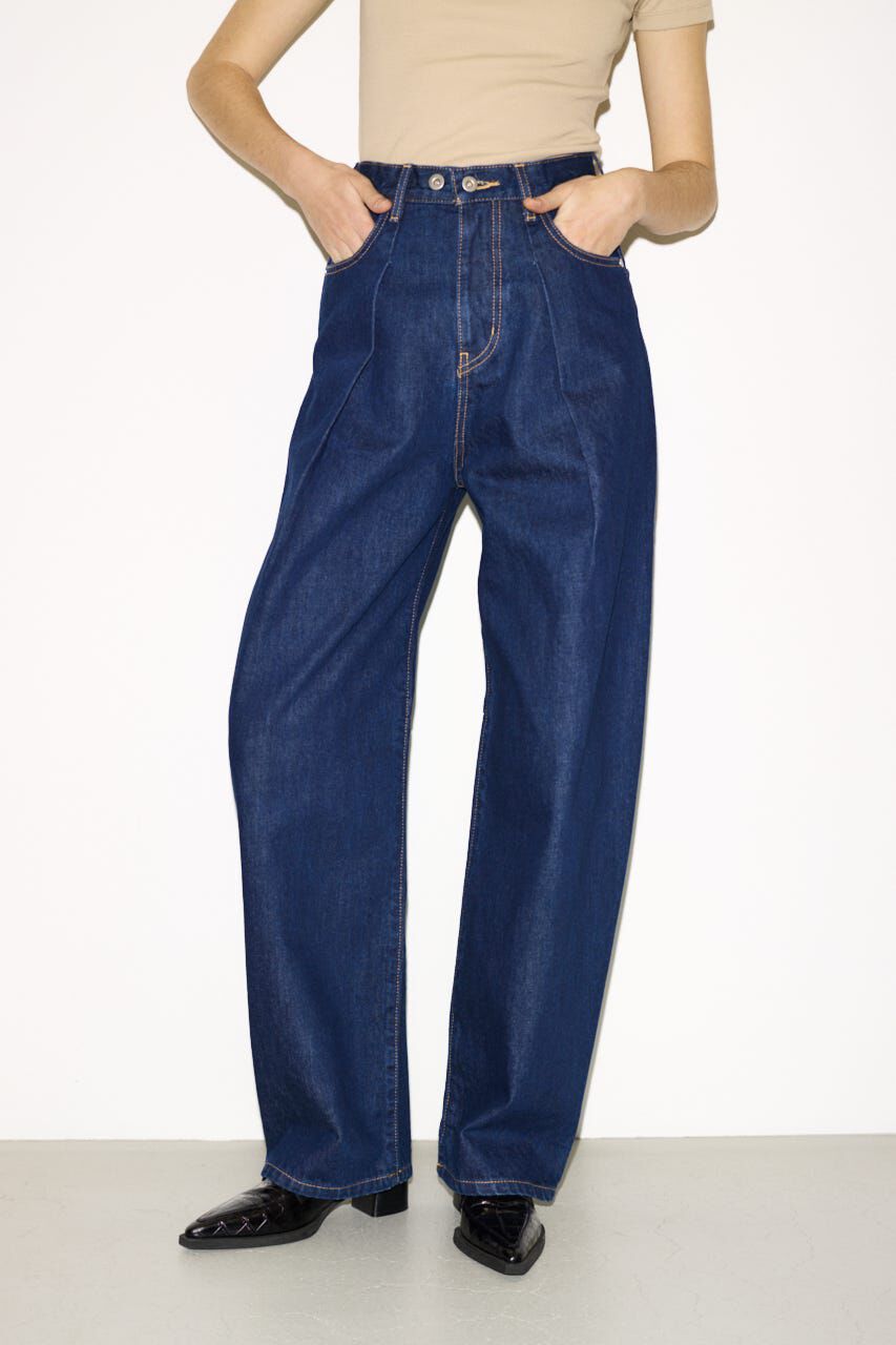 SLY「J／W ADJUST CURVE DENIM パンツ」|デニム|D/BLU3