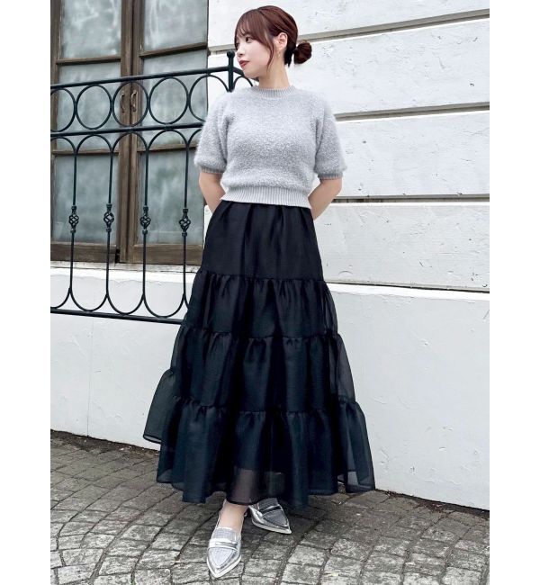 dazzlin「2WAYバックリボンヘアリーニット」|ニット・セーター|