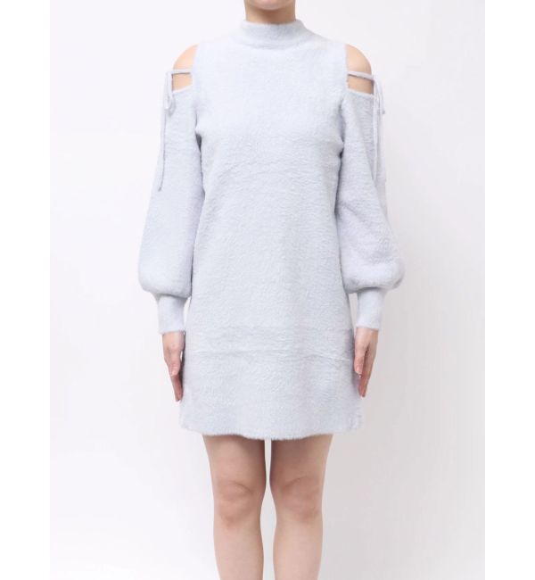 dazzlin「【WEB限定】オープンショルダーミニワンピース」|ワンピース|
