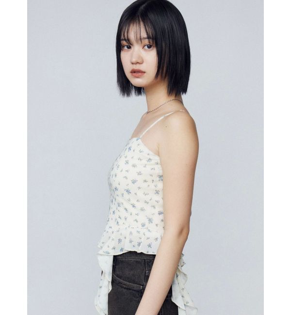 EMODA「ハングラッフルキャミソール」|Tシャツ・カットソー|