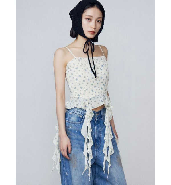 EMODA「ハングラッフルキャミソール」|Tシャツ・カットソー|