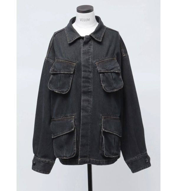 EMODA「【VEQUM】BOXY DENIM BZ」|ブルゾン・スタジャン|