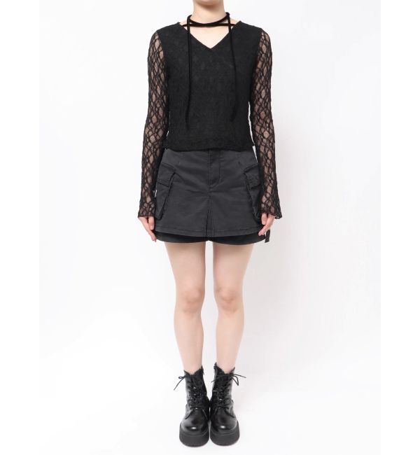 MURUA「カシュクールレーストップス」|Tシャツ・カットソー|