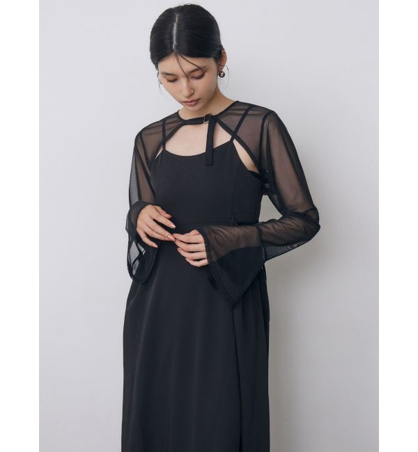 MURUA「【WEB限定】シアーボレロキャミワンピース」|ワンピース|